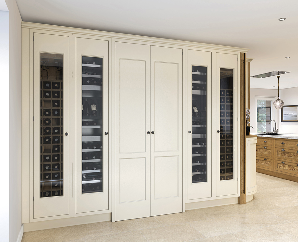 Oak Burl Doors Kitchen CGI 03