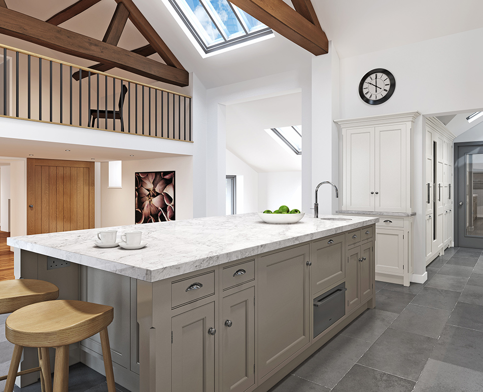 Cumbrian Barn Kitchen CGI 02